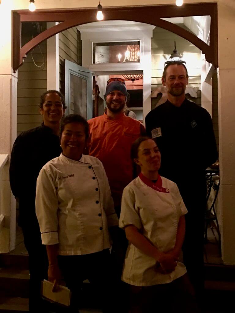 The crew. From left: Maylen Gaspar, Supansa Banker, Charles Wear, Ana Couch and husband Bobby Couch.